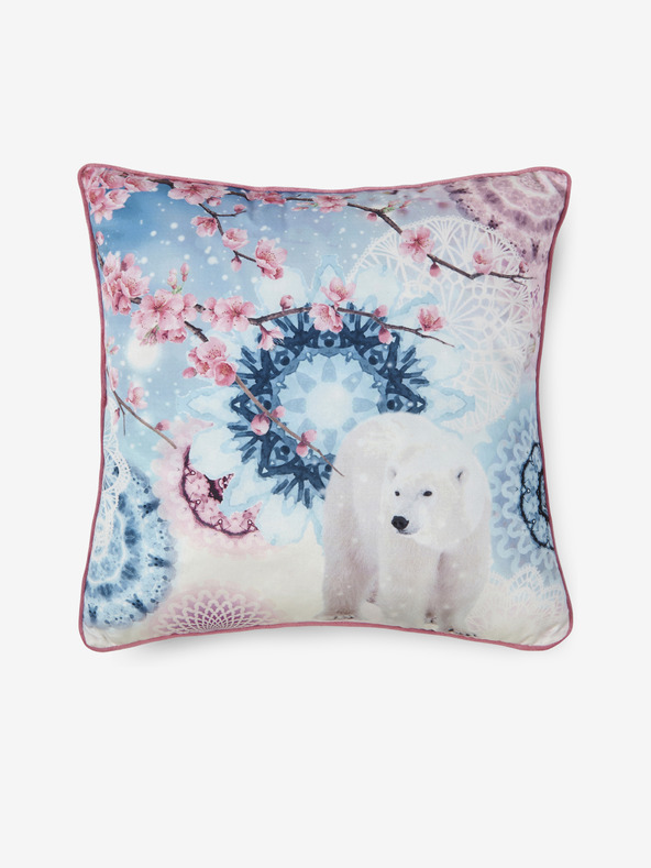 Hip Bedding 48 cm - Blau gemustertes Wendekissen Home Hip Kodiak