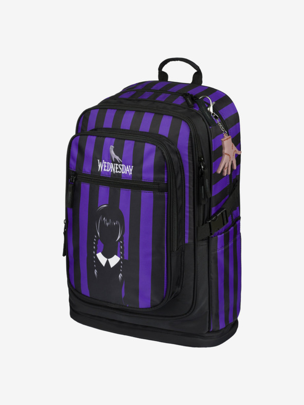 BAAGL  Schwarzer Schulrucksack Cubic Wednesday Baagl