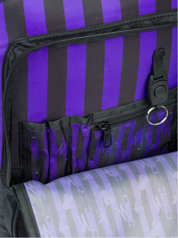 BAAGL  Schwarzer Schulrucksack Cubic Wednesday Baagl