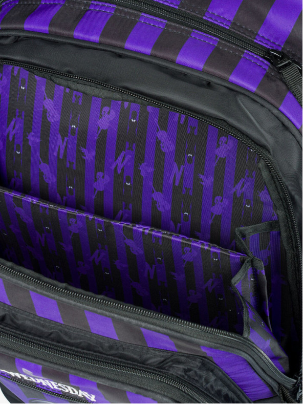 BAAGL  Schwarzer Schulrucksack Cubic Wednesday Baagl