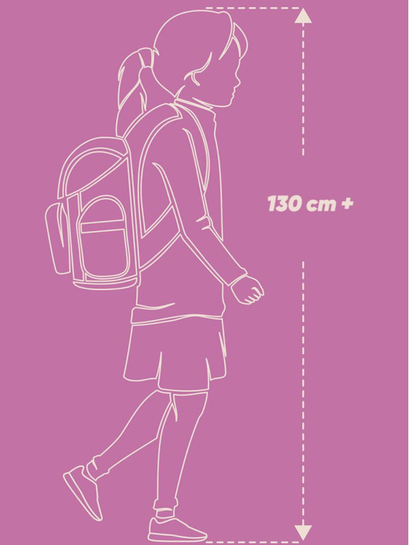 BAAGL  Schwarzer Cubic Schulrucksack Sneakers Baagl