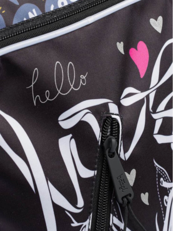 BAAGL  Schwarzer Cubic Schulrucksack Sneakers Baagl