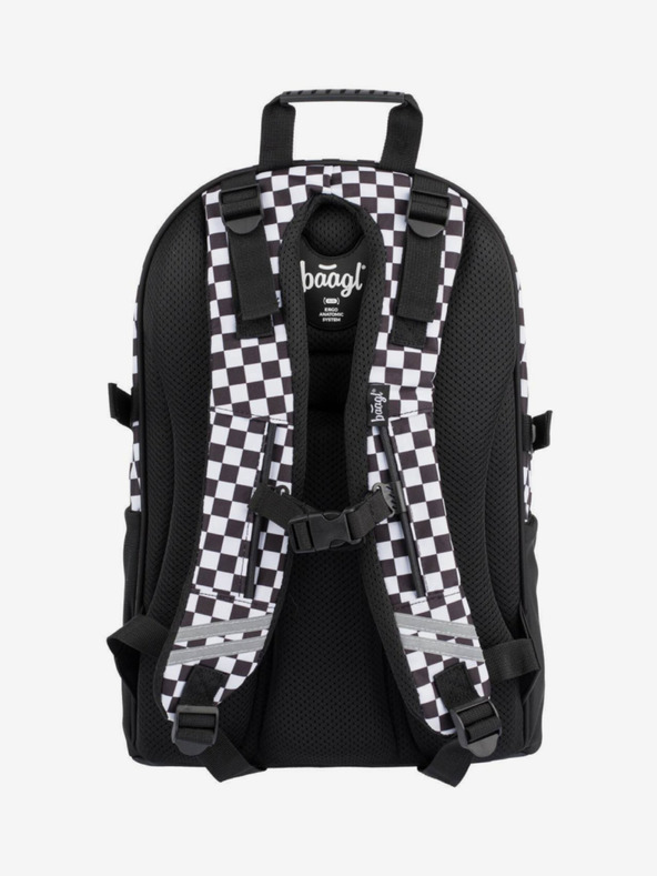 BAAGL  Schwarzer Schulrucksack Skate Ska Baagl