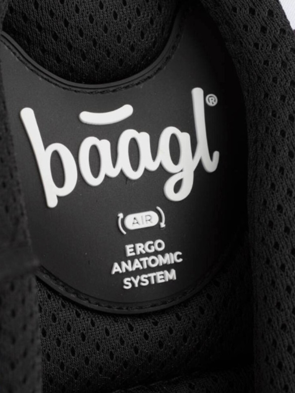 BAAGL  Schwarzer Schulrucksack Skate Ska Baagl