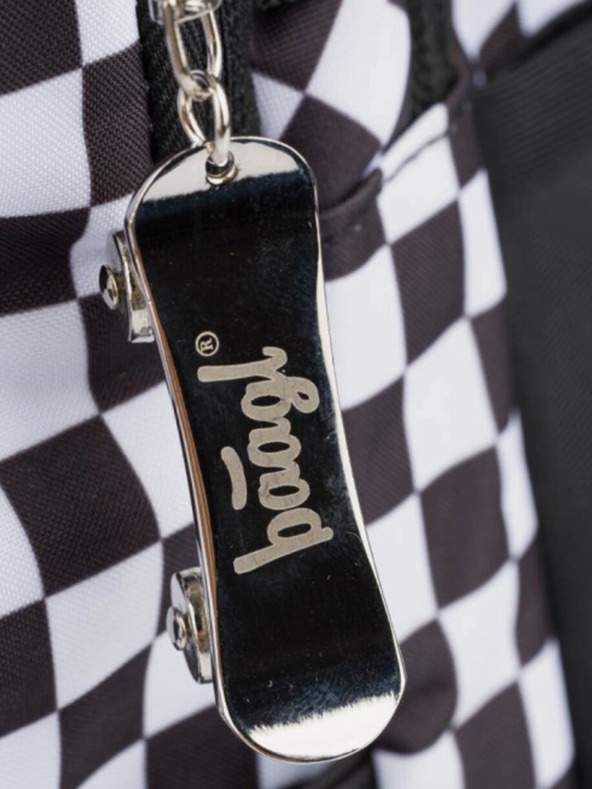 BAAGL  Schwarzer Schulrucksack Skate Ska Baagl