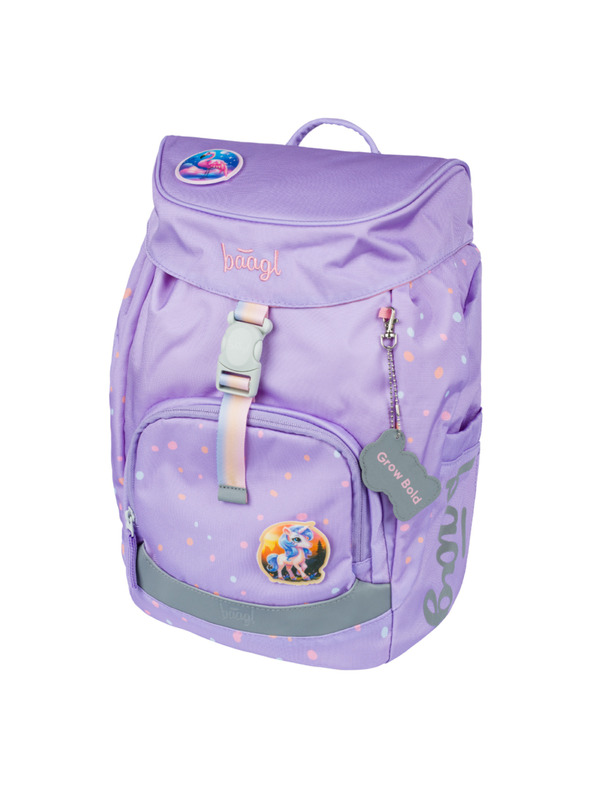 BAAGL  Lila Schulrucksack Airy Haustiere Baagl