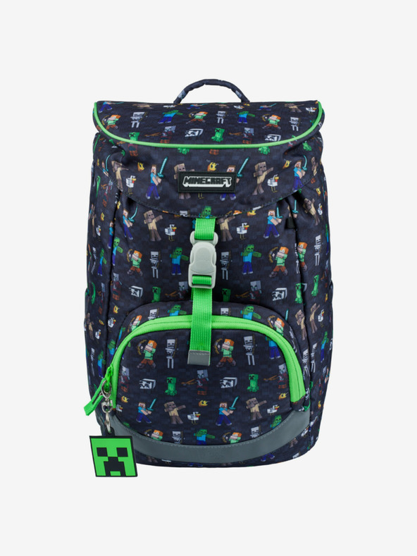 BAAGL  Blauer Schulrucksack Airy Minecraft Baagl