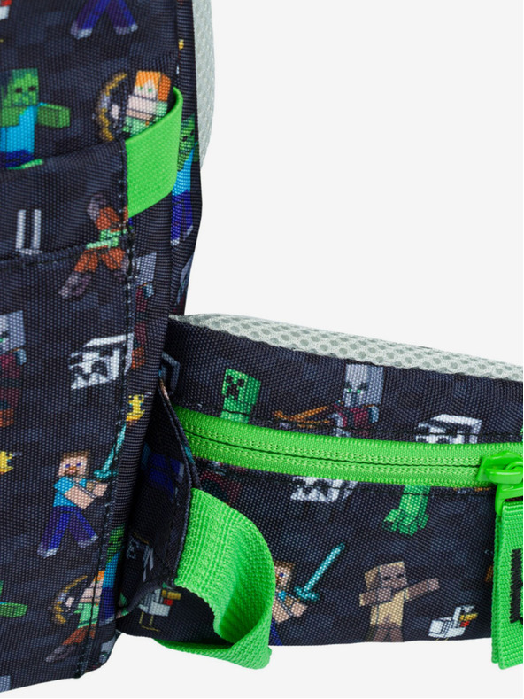 BAAGL  Blauer Schulrucksack Airy Minecraft Baagl