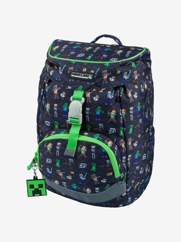 BAAGL  Blauer Schulrucksack Airy Minecraft Baagl