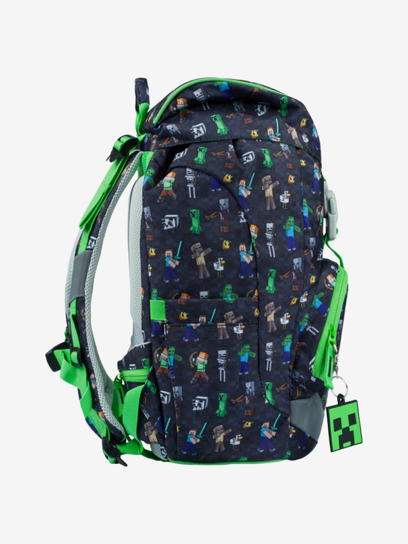 BAAGL  Blauer Schulrucksack Airy Minecraft Baagl