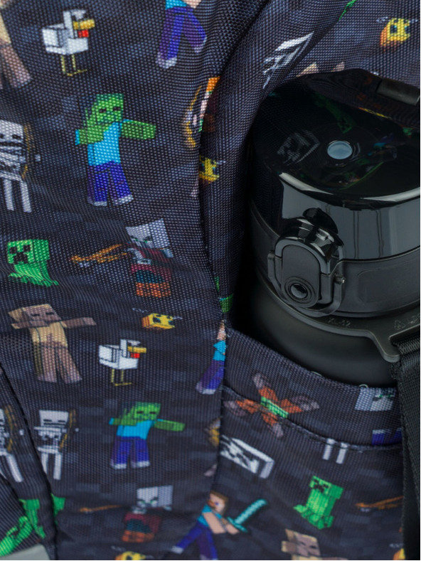 BAAGL  Blauer Schulrucksack Airy Minecraft Baagl