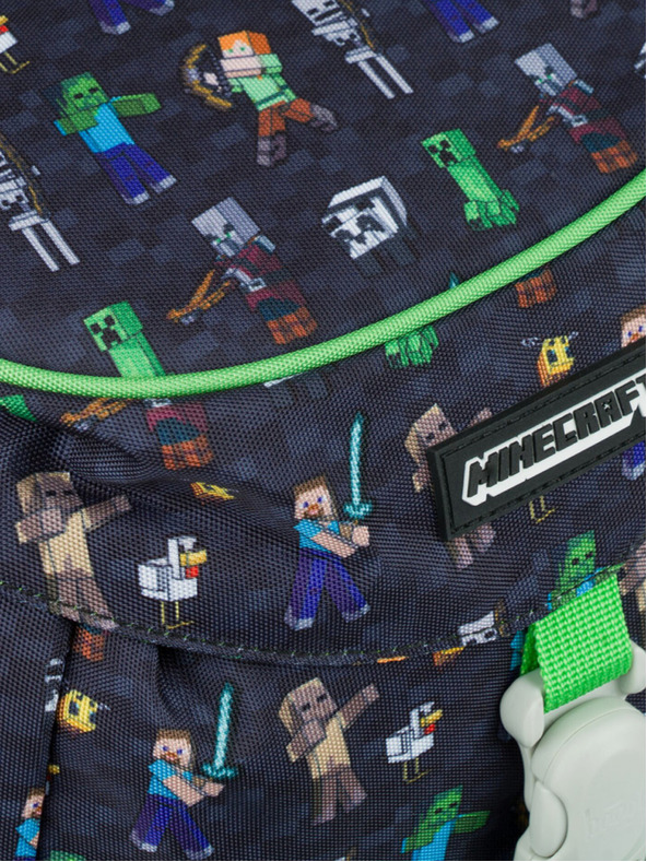 BAAGL  Blauer Schulrucksack Airy Minecraft Baagl