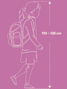 BAAGL  Roter Schulrucksack Airy Hippie Baagl