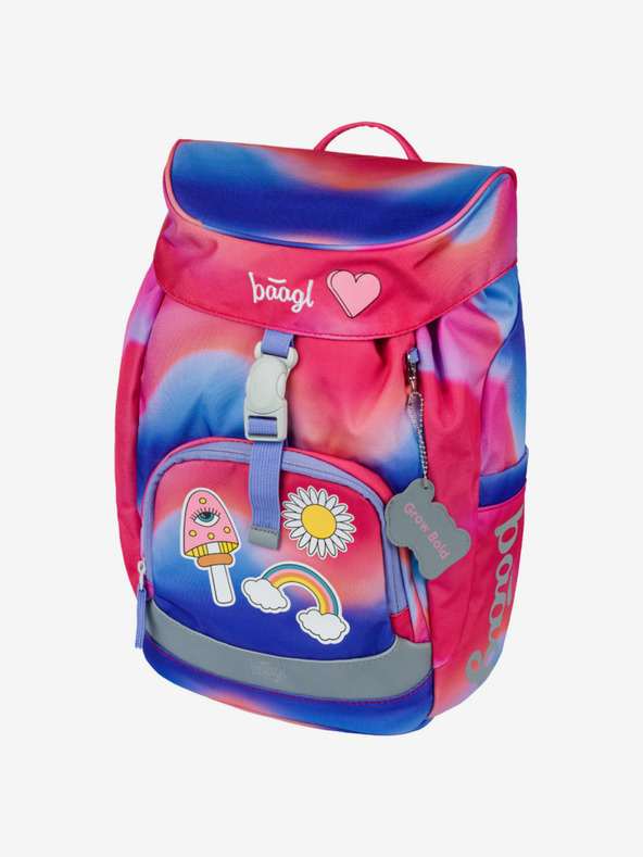 BAAGL  Roter Schulrucksack Airy Hippie Baagl