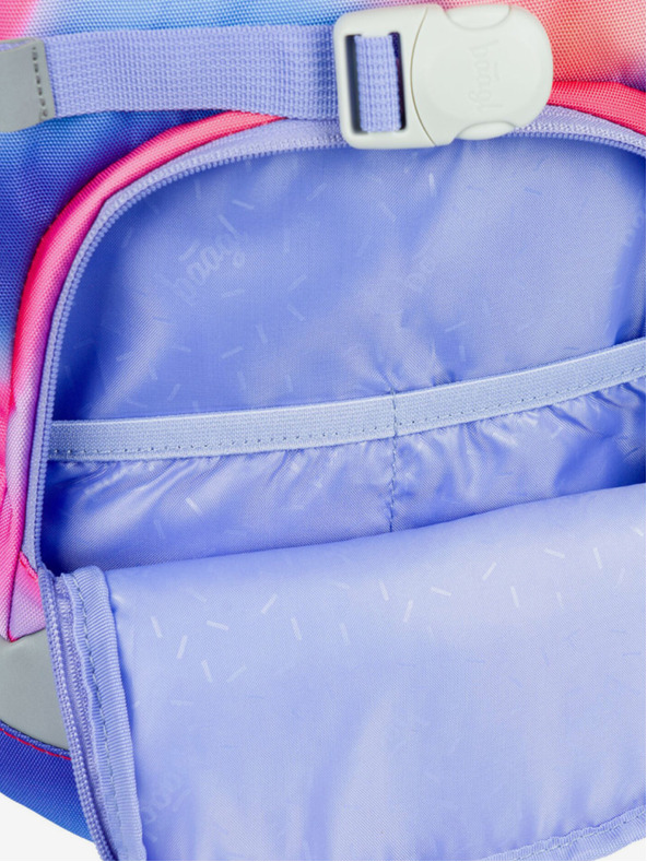 BAAGL  Rotes 3 SET Airy Hippie: Rucksack, Mäppchen, Tasche Baagl