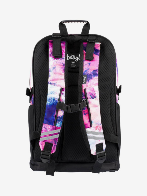BAAGL  Rosa Schulrucksack Cubic Abstrakt Baagl