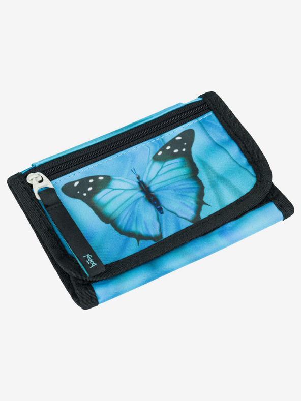 BAAGL  Blaue Baagl Schmetterling Brieftasche