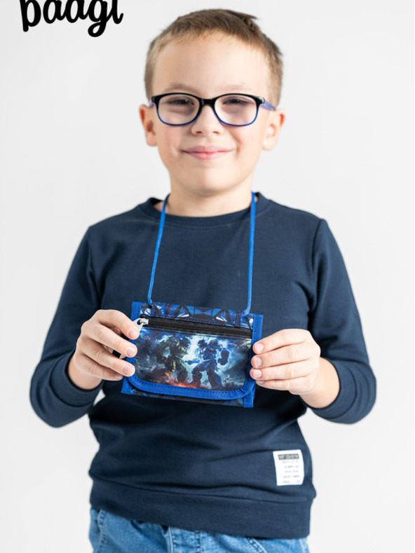 BAAGL  Schwarzes Portemonnaie Baagl Robots