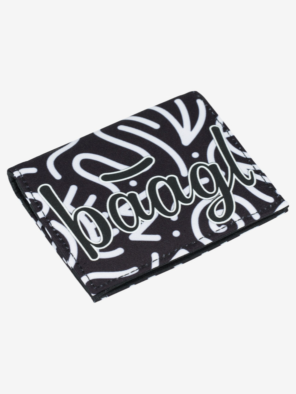 BAAGL  Schwarzes Schülerportemonnaie Baagl Element