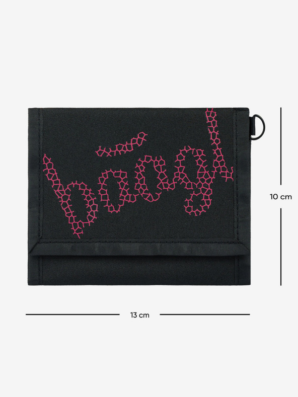 BAAGL  Schwarzes Portemonnaie Baagl Rot