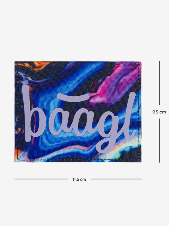 BAAGL  Lila Schülergeldbörse Baagl Marble