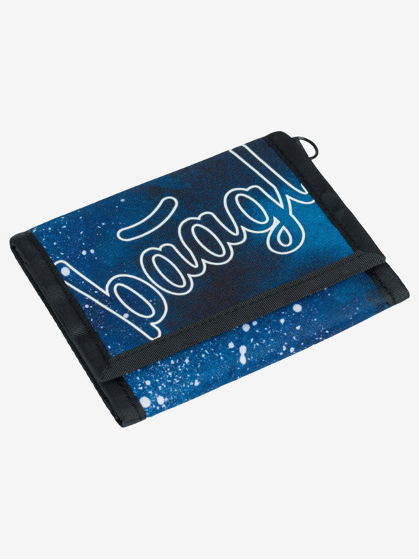 BAAGL  Blaue Baagl Stahl Brieftasche