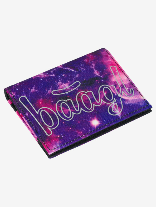 BAAGL  Lila Schülerportemonnaie Baagl Galaxy