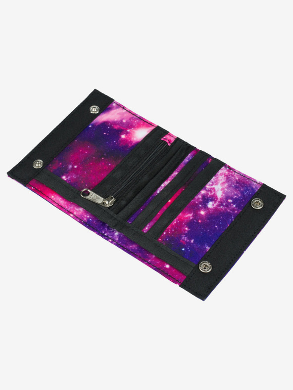 BAAGL  Lila Schülerportemonnaie Baagl Galaxy