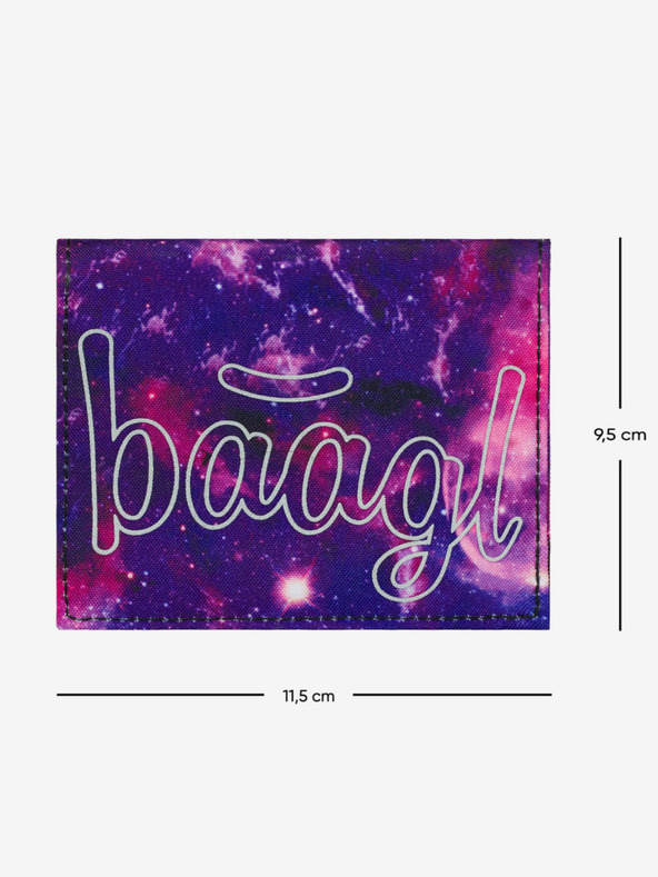 BAAGL  Lila Schülerportemonnaie Baagl Galaxy