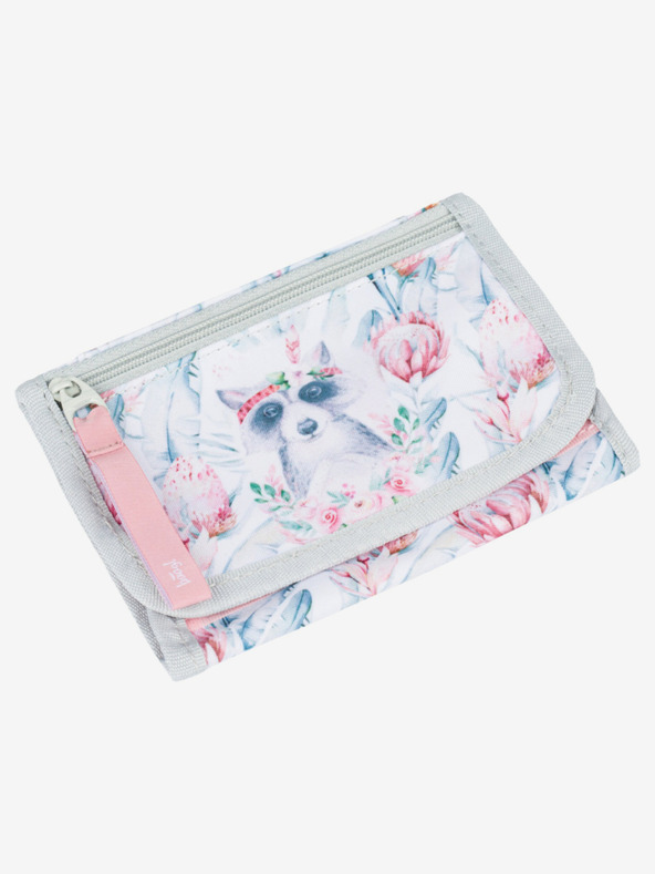 BAAGL  Weißes Neck Wallet Baagl Waschbär