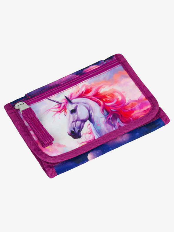 BAAGL  Lila Brieftasche Baagl Unicorn Kingdom