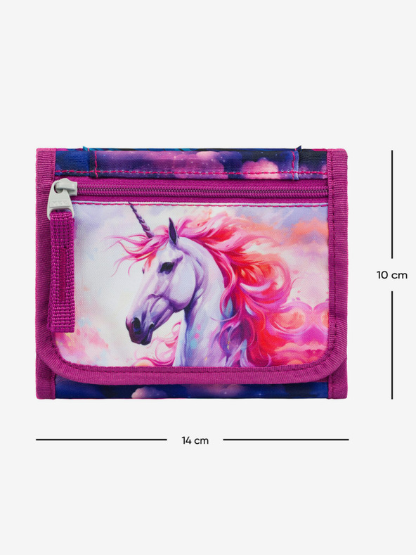 BAAGL  Lila Brieftasche Baagl Unicorn Kingdom