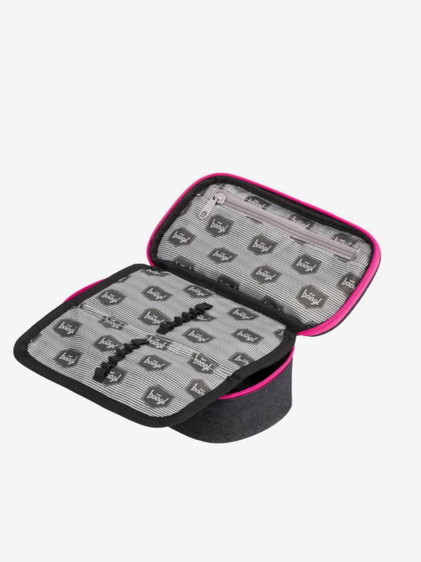 BAAGL  Schwarzer Schulrucksack etue Sneakers Baagl