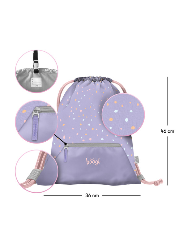 BAAGL  Lila Tasche mit Tasche Pets Baagl