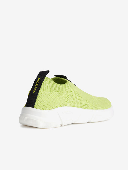 Geox Hellgrüne Jungen Slip On Sneakers Geox Aril