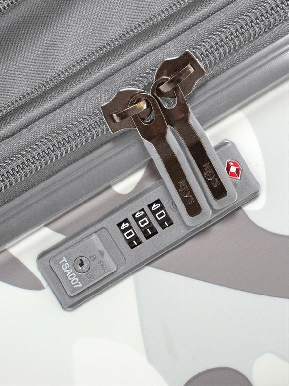 Heys Set aus drei weißen Heys White Camo S,M,L Koffern