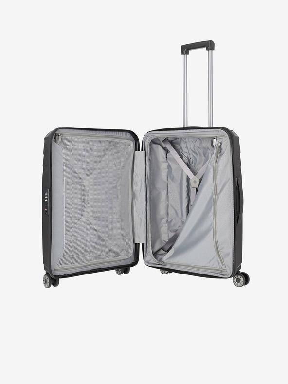 Travelite Travelite Elvaa 4w M Schwarzer Reisekoffer