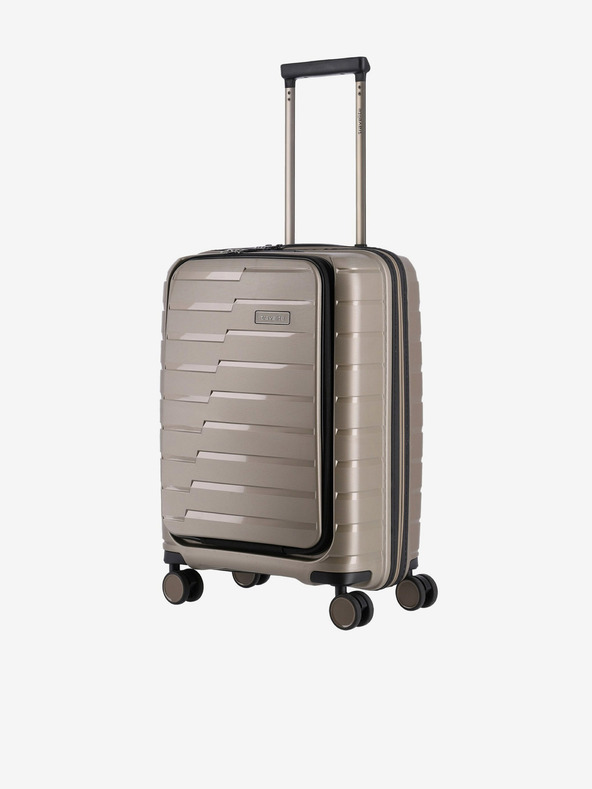 Travelite Beige Travelite Air Base 4w S Fronttasche Champagner