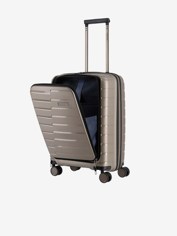 Travelite Beige Travelite Air Base 4w S Fronttasche Champagner