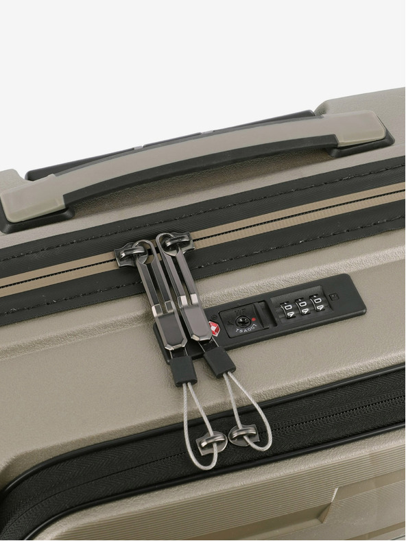 Travelite Beige Travelite Air Base 4w S Fronttasche Champagner