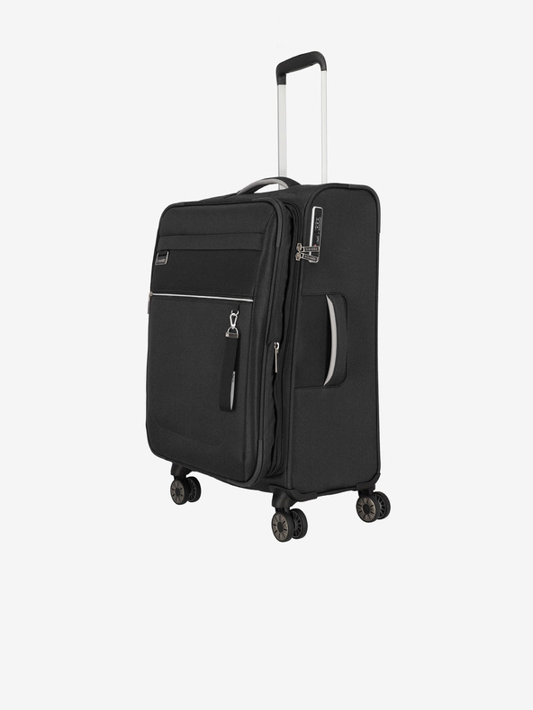 Travelite Travelite Miigo 4w M Schwarzer Reisekoffer