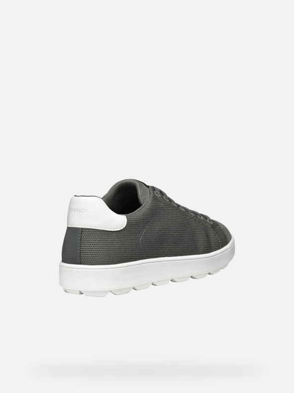 Geox Graue Herren-Turnschuhe Spherica Ecub-1