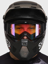 Horsefeathers MTB Brille Patriot - schwarz/spiegel rot HORSEFEATHERS