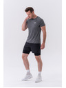 Nebbia Doppellagige Shorts mit Handytaschen 318 M,grau