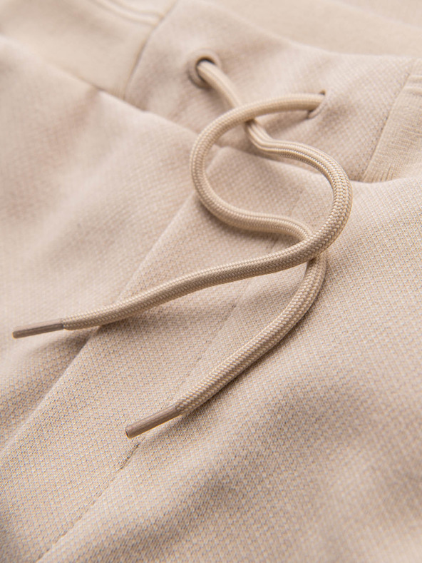 Ombre Clothing Herren Baumwoll-Trainingsanzug BASIC beige Ombre Kleidung