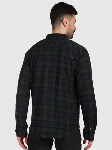 Kilpi Herren-Sportflanellhemd Kilpi FLANNY-M Dunkelgrün