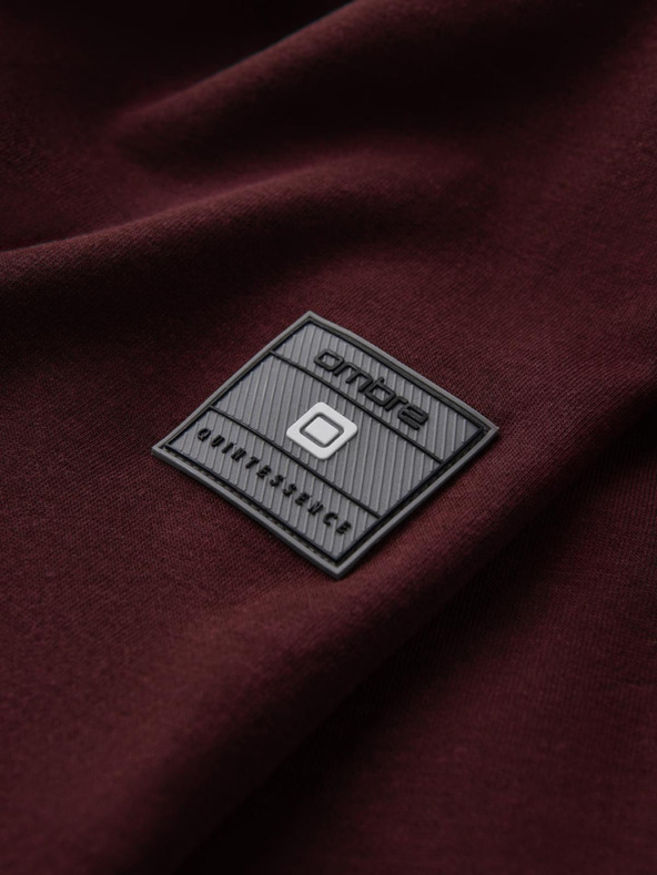 Ombre Clothing Herren Strickpullover mit Struktur und Kragen - graphit melange V1 OM-SSNZ-0149 Ombre Clothing