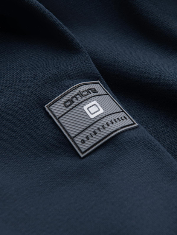 Ombre Clothing Herren Strickpullover mit Struktur und Kragen - graphit melange V1 OM-SSNZ-0149 Ombre Clothing