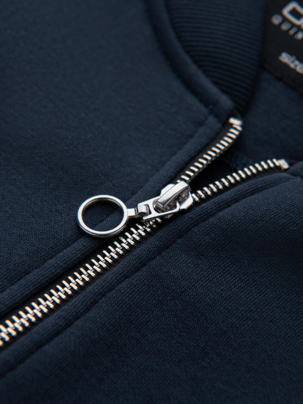 Ombre Clothing Herren Strickpullover mit Struktur und Kragen - graphit melange V1 OM-SSNZ-0149 Ombre Clothing