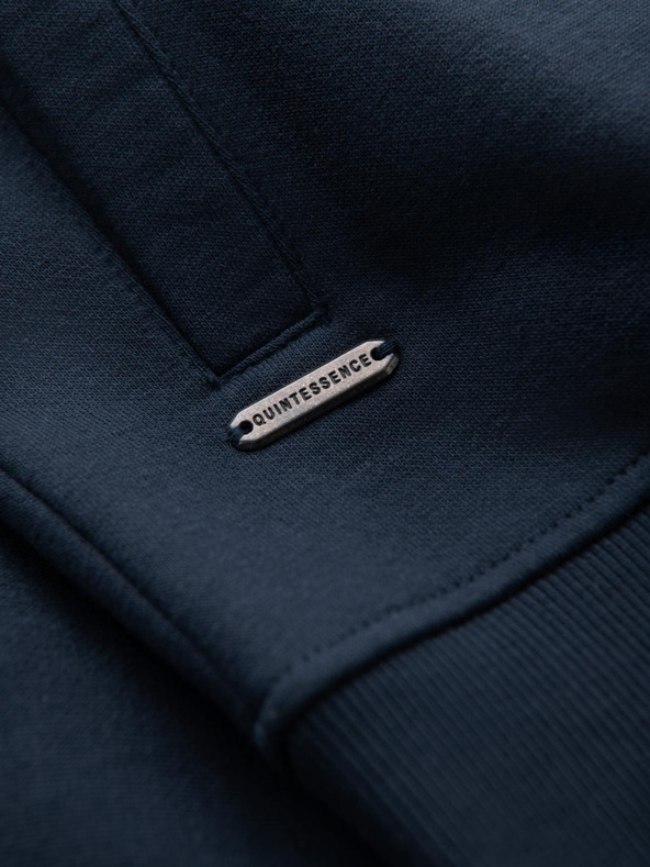 Ombre Clothing Herren Strickpullover mit Struktur und Kragen - graphit melange V1 OM-SSNZ-0149 Ombre Clothing